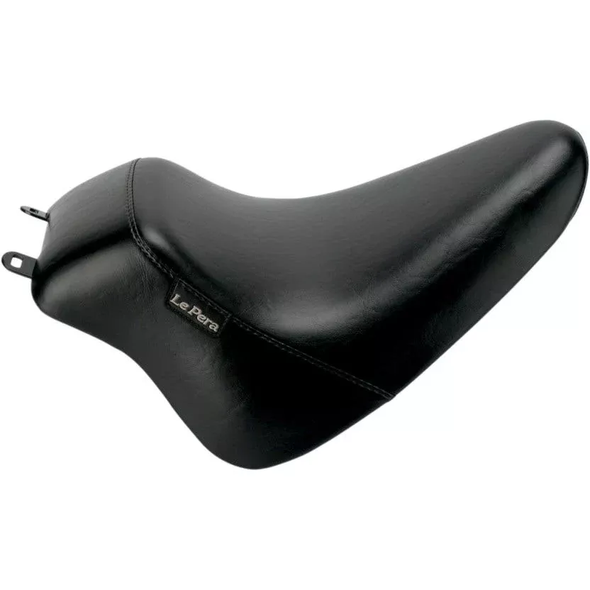 Le Pera LXEU-007 Black Up Front Bare Bones Solo Seat 08-17 Harley FLST/C Softail