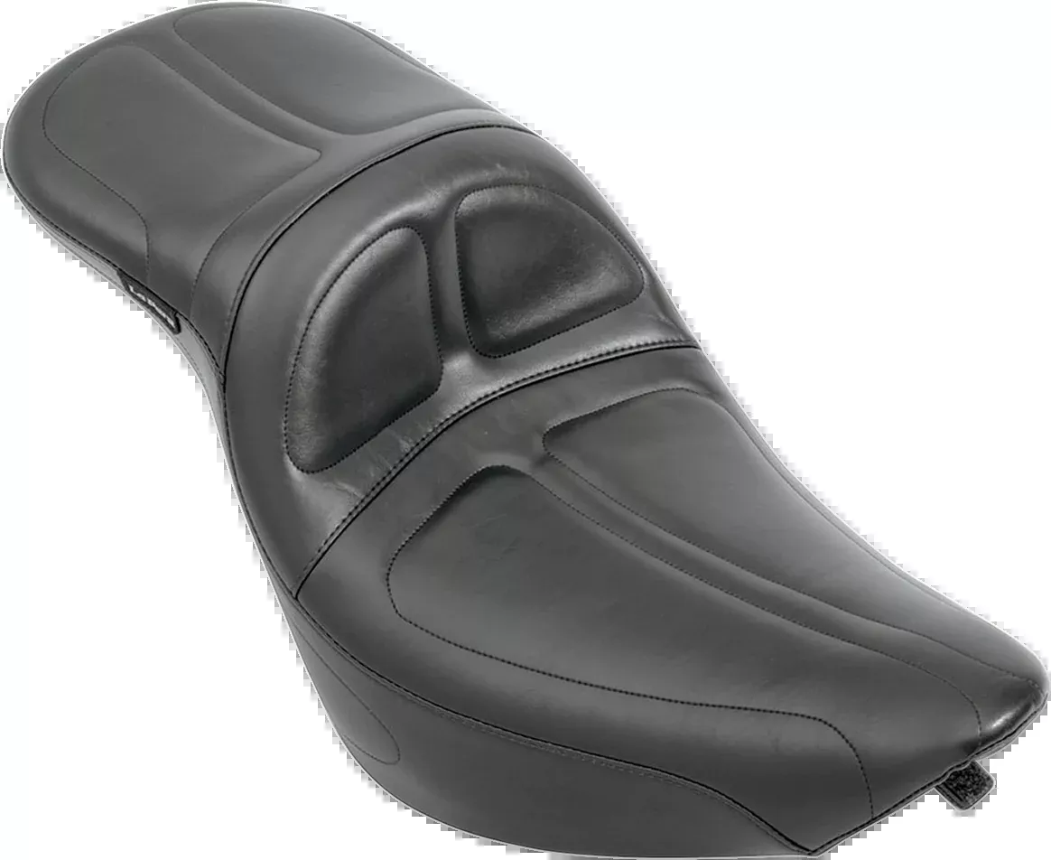 LE PERA Maverick Daddy Long Legs Seat - Black - Stitched - Softail '00-'17 - LX-910DL
