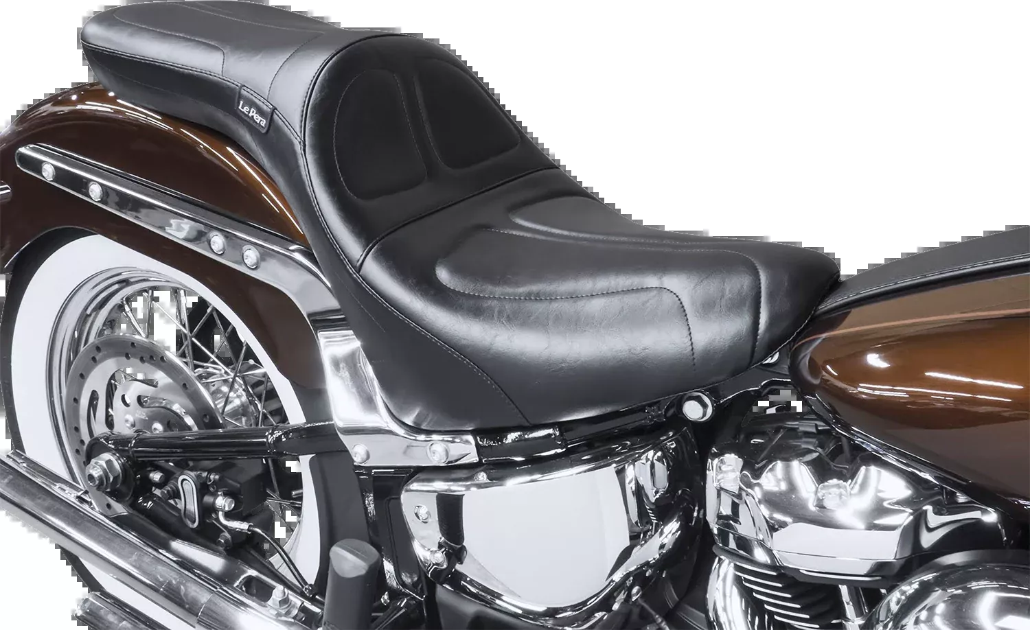 LE PERA Maverick Seat - Smooth - Black - FXLR/FLSB '18-'23 - LYR-910S