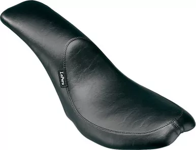 LE PERA Silhouette Full-Length Seat - Smooth - Black - FX/FL '65-'84 - L-862
