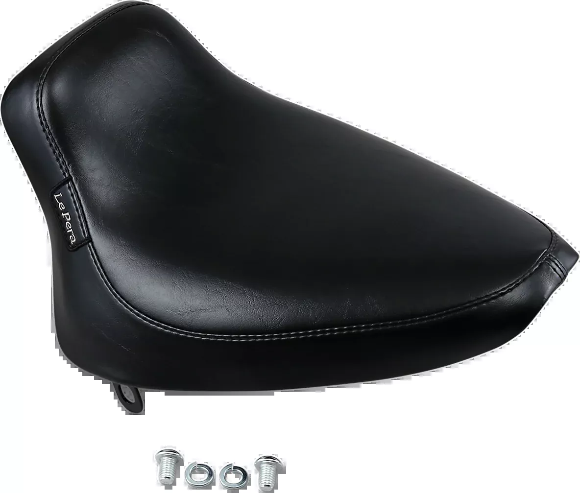 LE PERA Silhouette Solo Seat - Smooth - Black - Softail '84-'99 - LGN-850