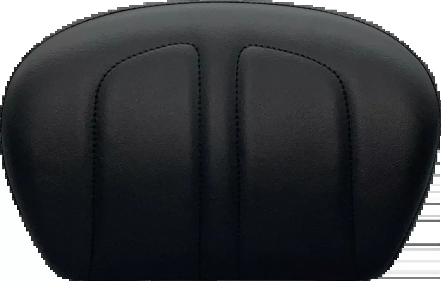 LE PERA Sissy Bar Pad - Large - Maverick Stitch - Dull Black L-SBP01MAV-DULL