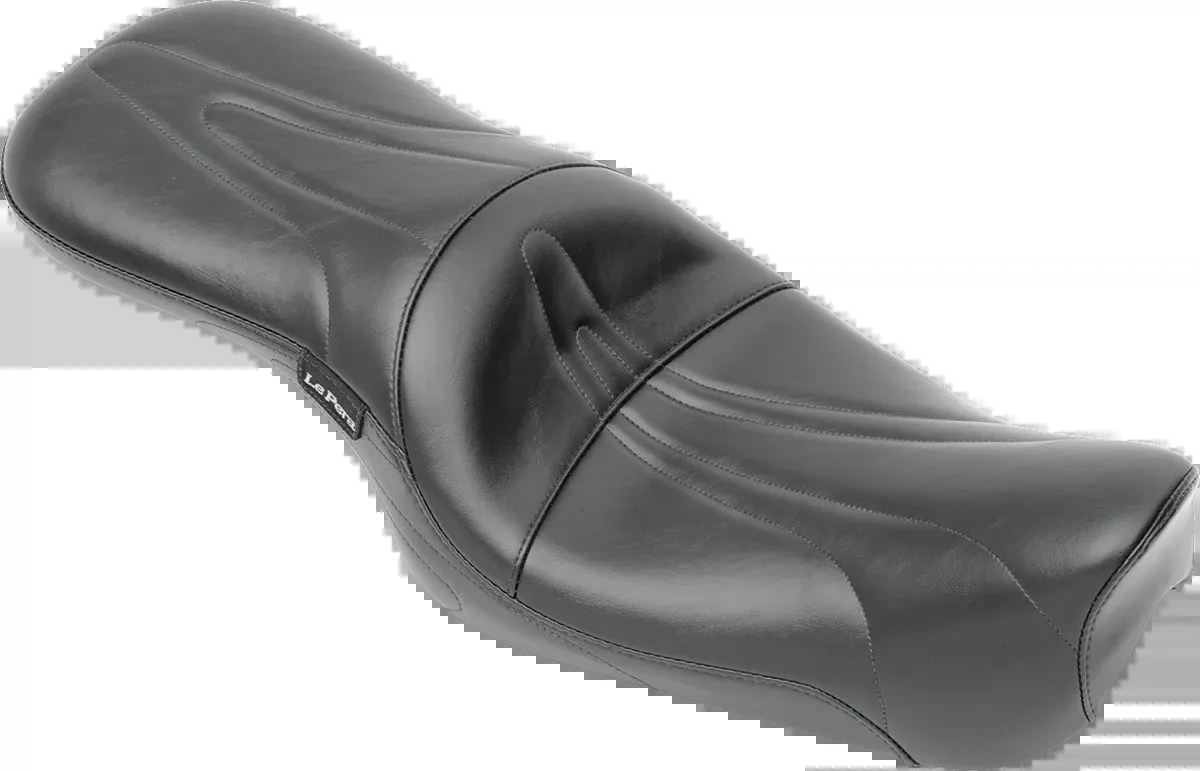 LE PERA Sorrento 2-Up Seat - Full-Length - Stitched - Black - XL '82-'03 - LT-906