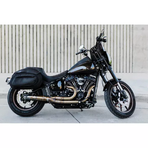 Leather Pros EZ-Mount Retro Series Saddlebags for 2018-2024 Harley Softail