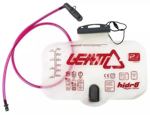 Leatt Flat Cleantech 2L Horizontal Bladder w/Tube and Bite Valve