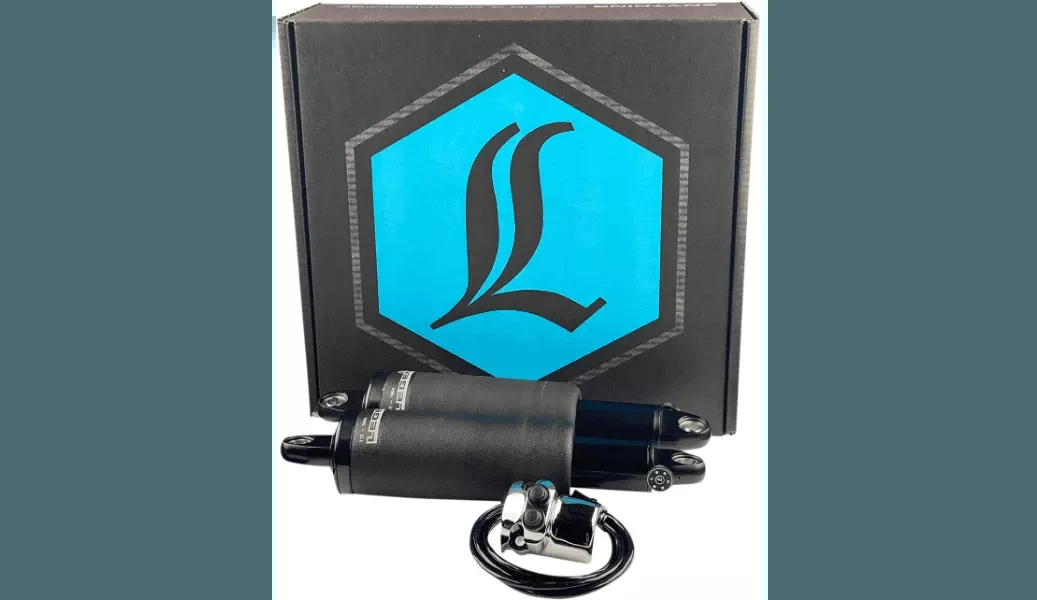 Legend Air-A Adjustable Rear Air Suspension for '15-24 Harley Davidson FLTRX Touring Models with Chrome Handlebar Switch