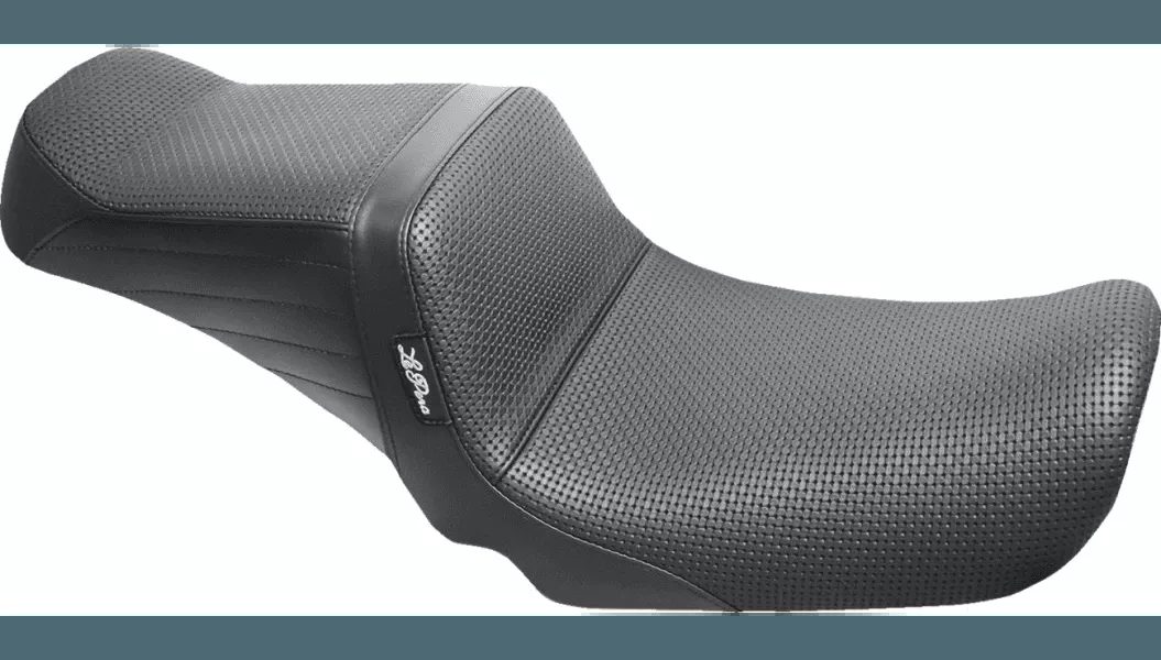 LePera Basketweave Tailwhip Seat for Harley Davidson FXD '04-'05 - Black
