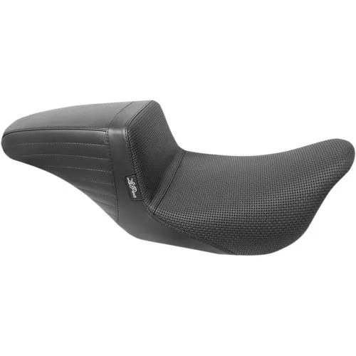 LePera Kickflip Daddy Long Legs Seat for 2008-2023 Harley Touring - Basket Weave