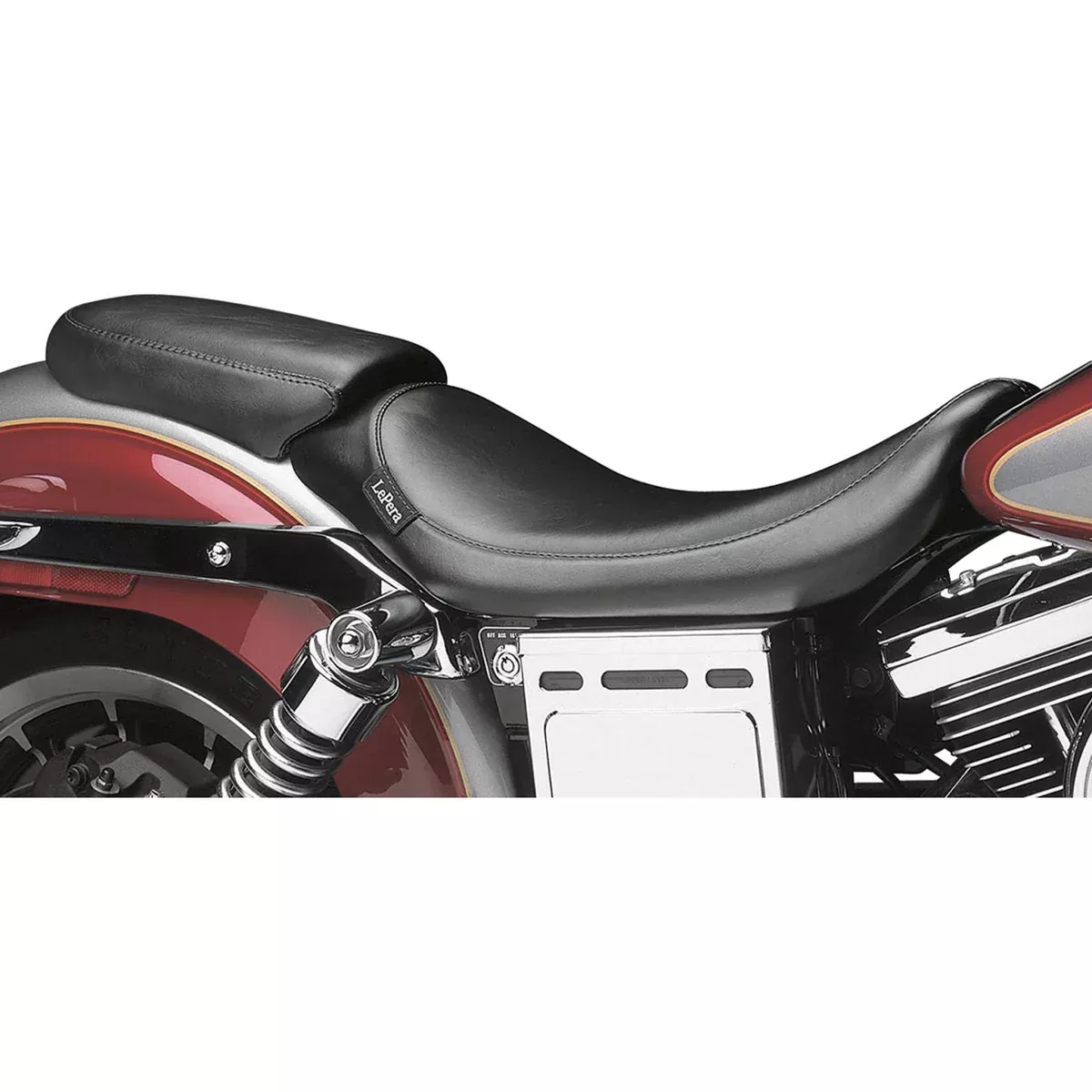 LePera Silhouette Pillion Pad – LN-003P For Harley Dyna Wide Glide 1996-2003
