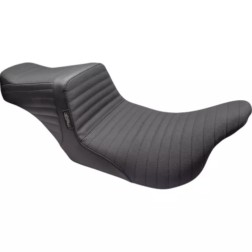 LePera Tailwhip Seat for 2008-2023 Harley Touring - Pleated w/ Grip Tape