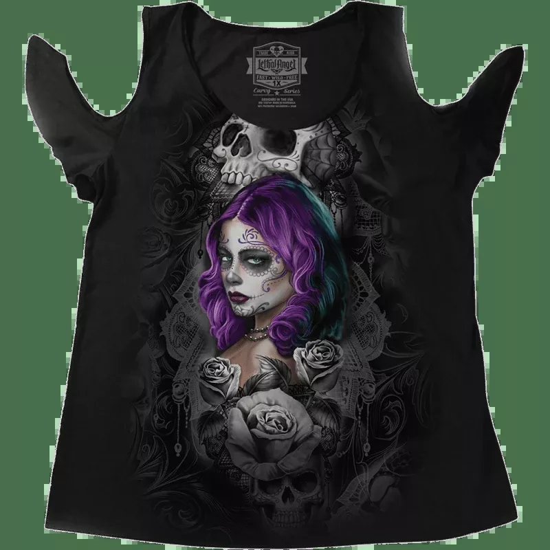 Lethal Threat TEE WMN Curve Queenhrt
