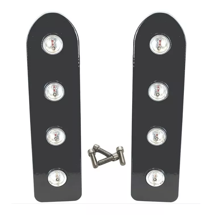 Letric Lighting Co. Deluxe Tombstone Saddlebag Support LEDs For Harley Touring 2014-2024