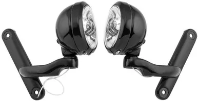 Letric Lighting LLC-PLB-BC 4.5" Passing Lamps Black/Chrome