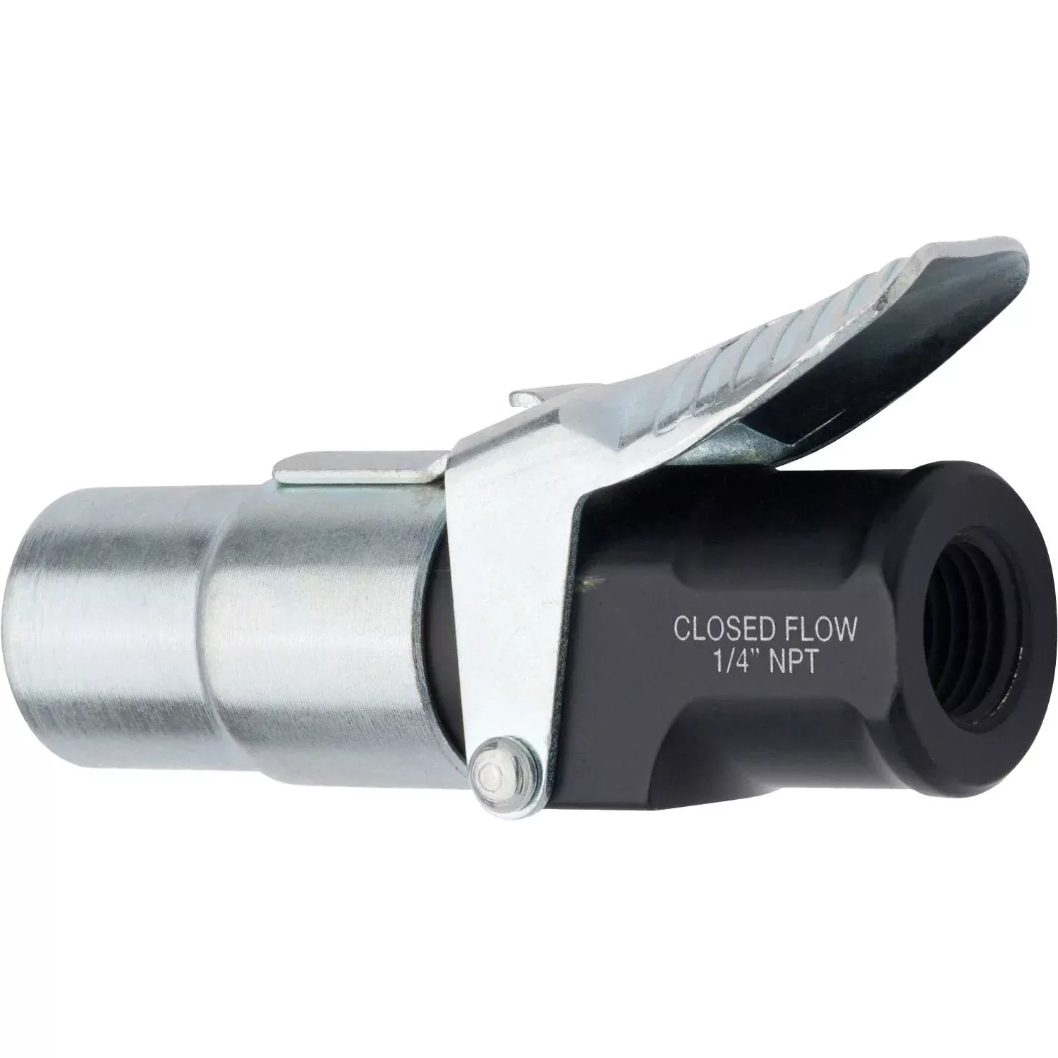 LockNFlate XL Air Chuck for Large Bore Tire Valves - 1/4" Closed Flow