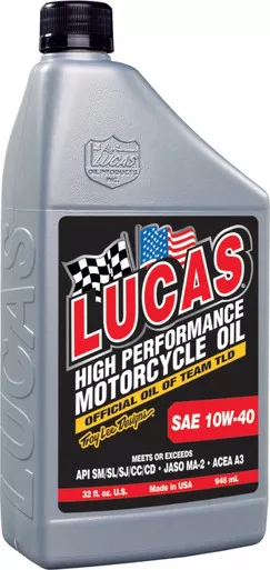 Lucas High Performance Oil 10W-40 Qt - 10767