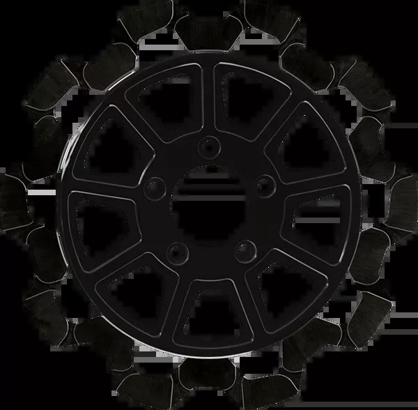 Lyndall Racing Brakes LLC Bow-Tie Brake Rotor – 9-Spoke Center – Front – 11.8″ – Black