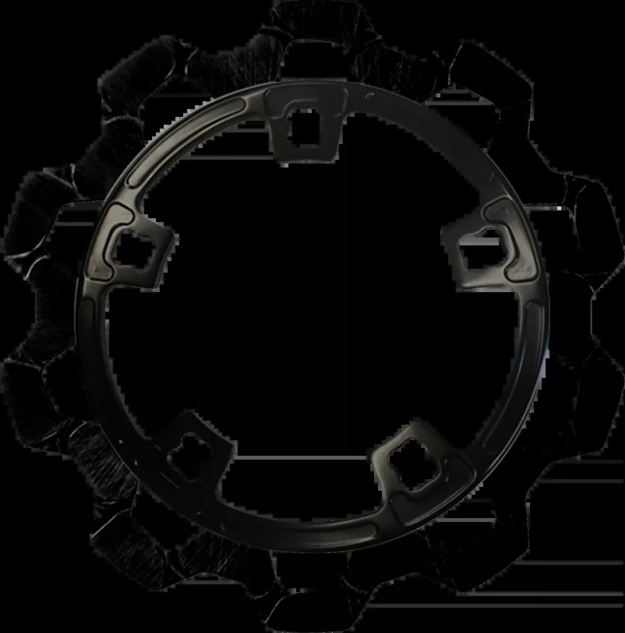 Lyndall Racing Enforcer Black Front Brake Rotor for 2014-2024 Harley Touring