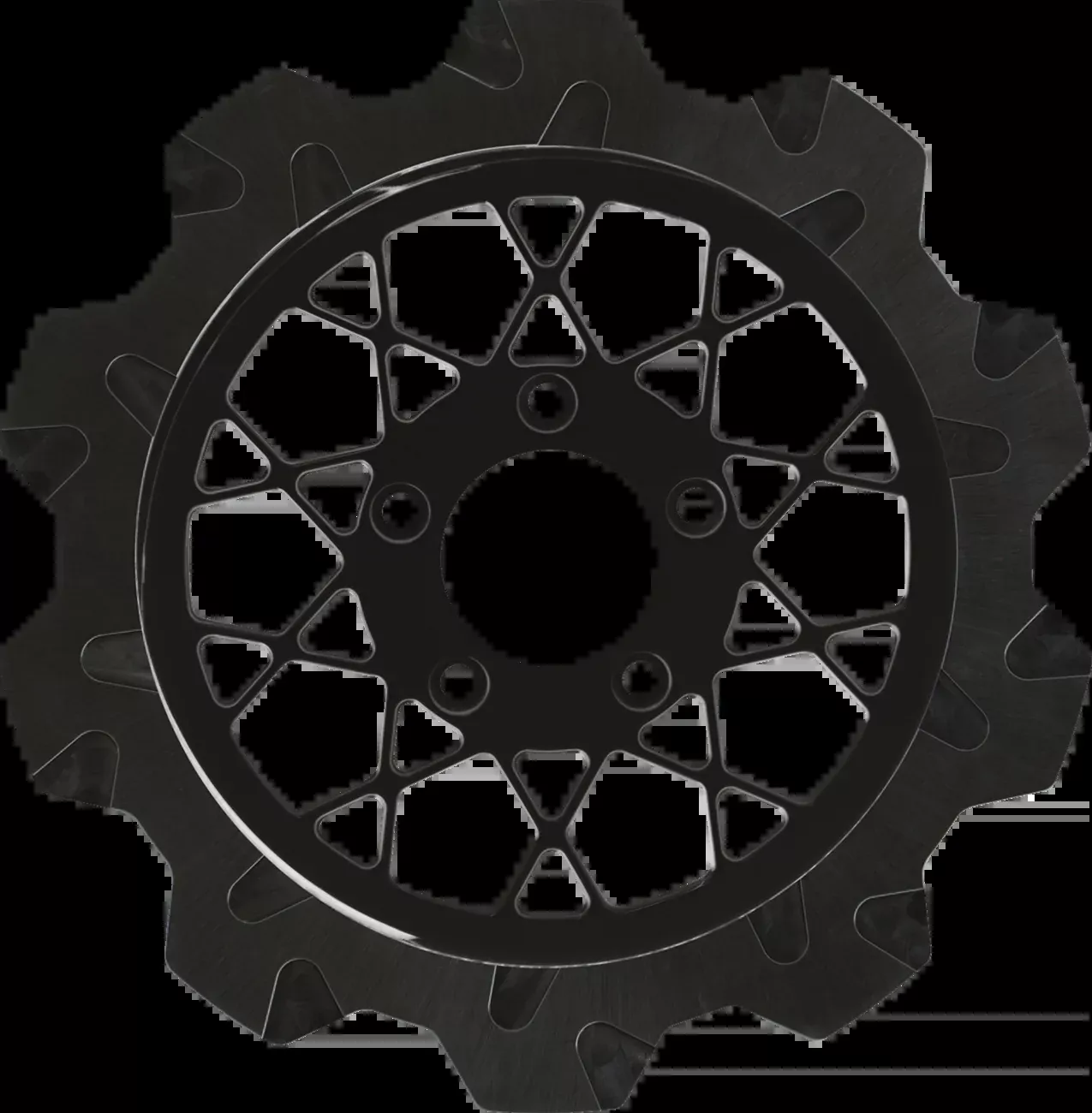 Lyndall Racing Gemini Black Rear Brake Rotor fits 2014-2024 Harley Touring FLT