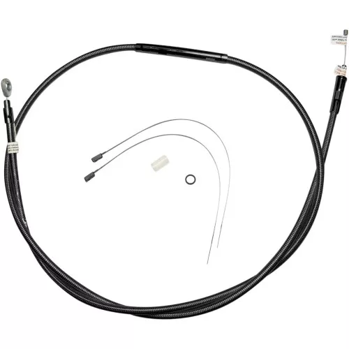 Magnum Black Pearl 70-11/16" High Efficiency Clutch Cable for Harley - 422814