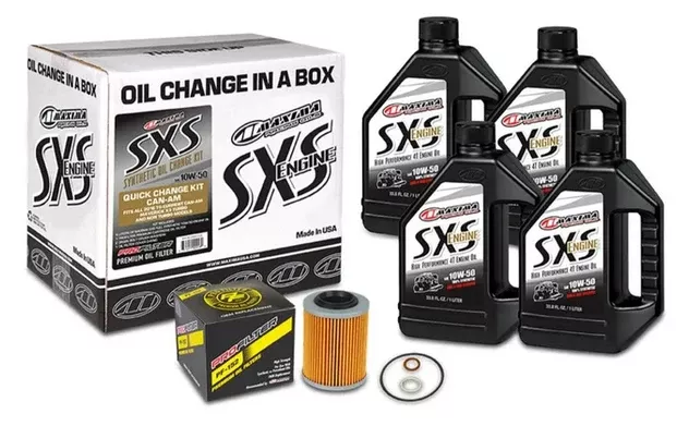 MAXIMA 10W50 CAMAM X3 SXS UTV OIL CHANGE SERVICE KIT 90-219013-CA