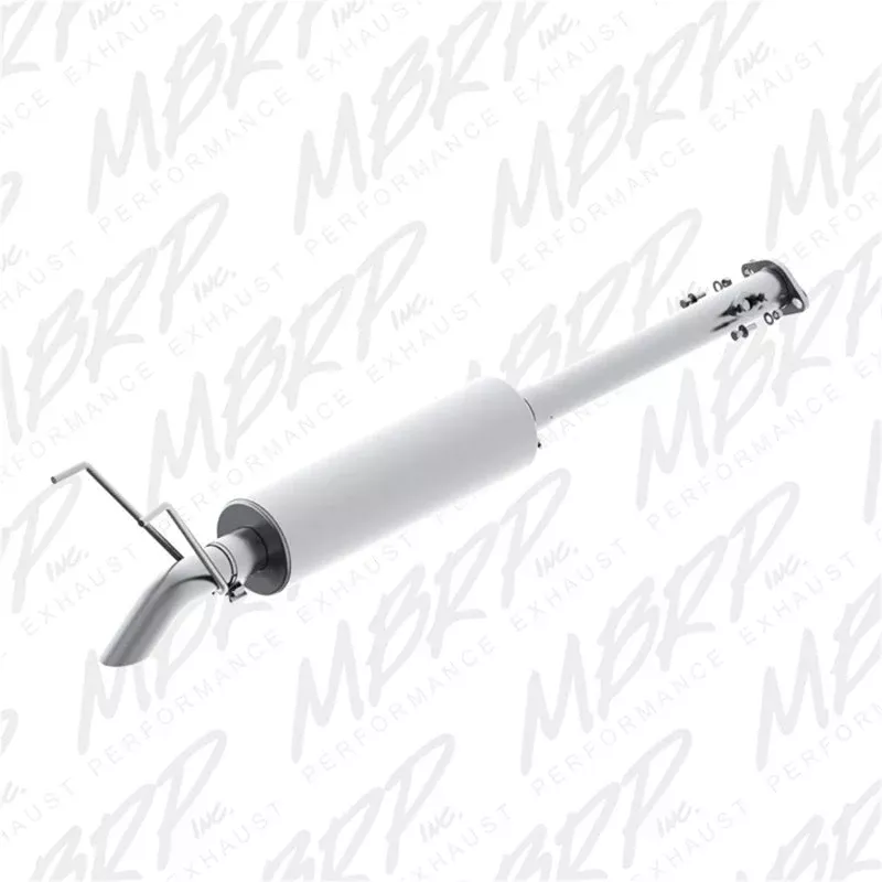 MBRP 2.5-inch Cat Back Turn Down Style Aluminum Exhaust System S5332AL fits 2001-2004 Toyota Tacoma Pre Runner / 2004 Toyota Tacoma 2.4L, 2.7L, 3.4L