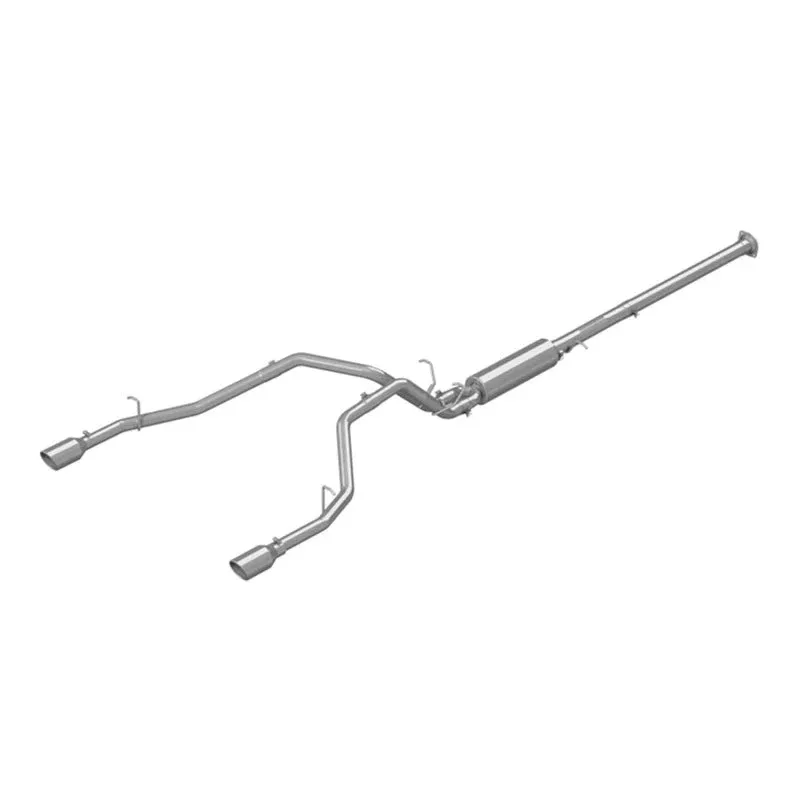 MBRP 2.5in Cat Back Dual Split Rear w/ 4.5in Tip – T304 fits 2018-2024 Ram 1500 5.7L