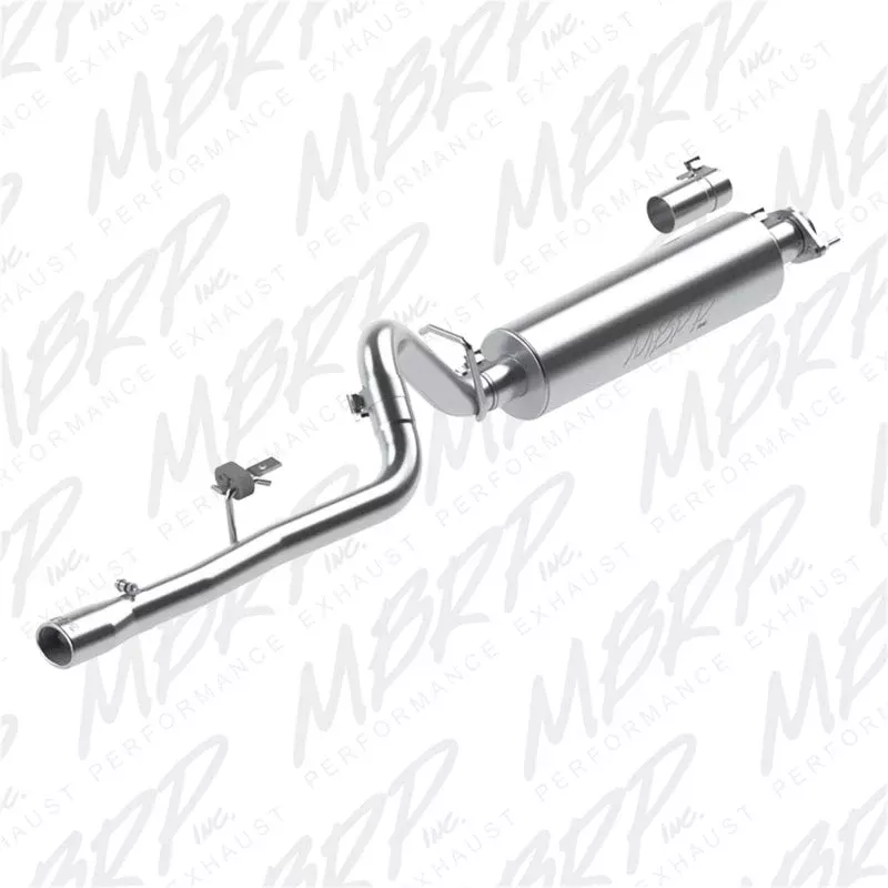 MBRP 2.5in Cat Back Single T409 fits 1986-2001 Jeep Cherokee 2.5L