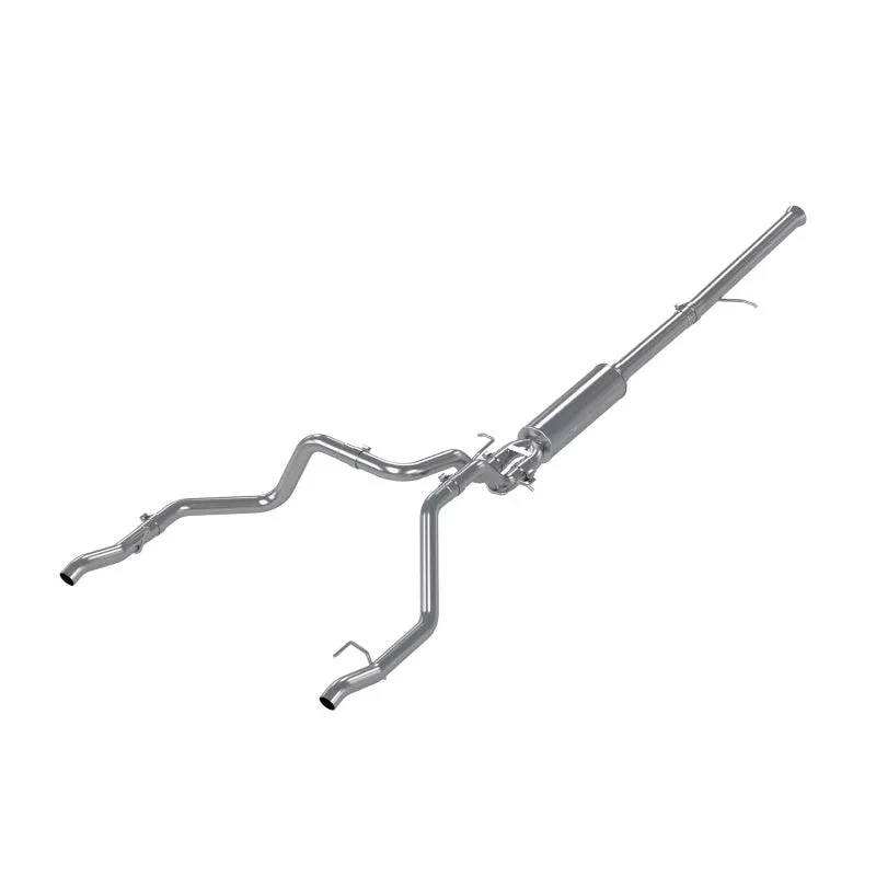 MBRP 2.5in Catback Dual Rear Exit Aluminized fits 2019-2026 Chevrolet Silverado 1500, Suburban, Tahoe / GMC Sierra 1500, Yukon, Yukon XL 6.2L