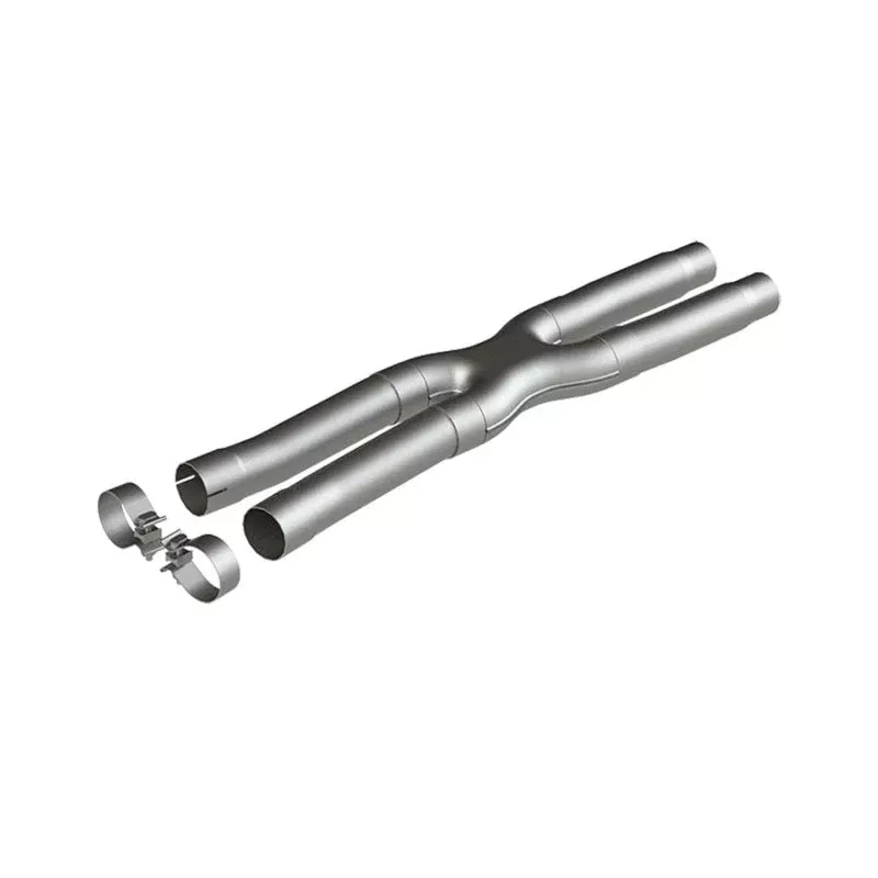 MBRP 2.5in Resonator Delete X-Pipe – AL fits 2015-2025 Ford Mustang GT