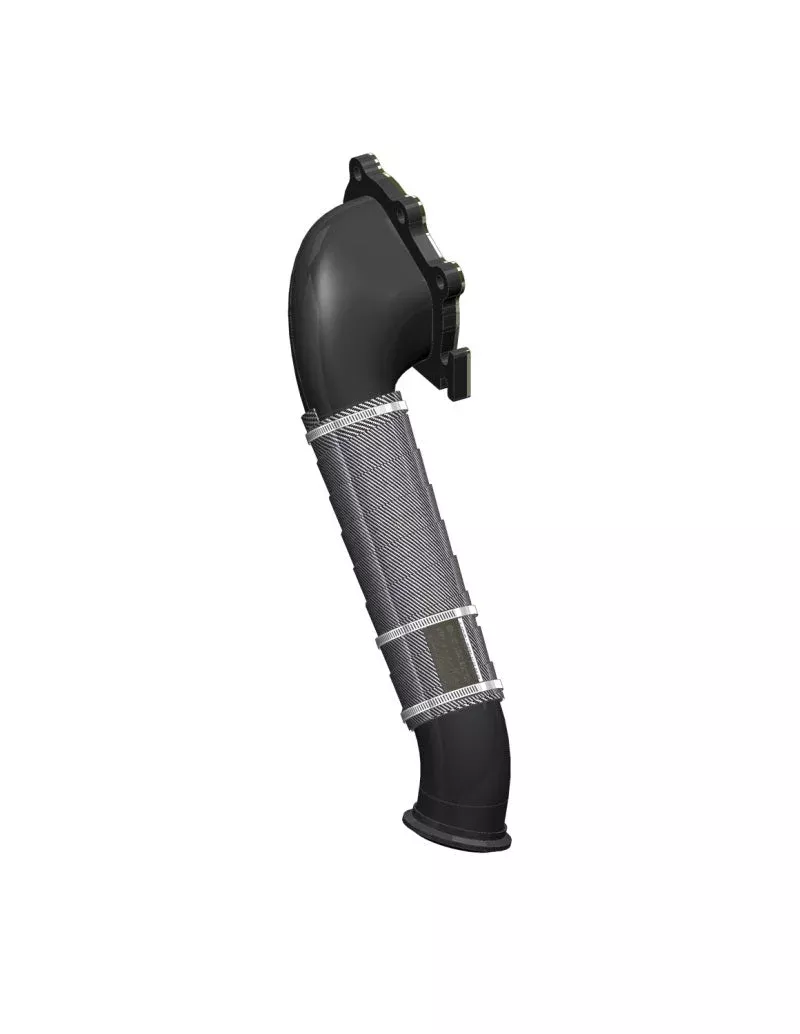 MBRP 3-inch Black Turbo Downpipe fits 2001-2004 Chevrolet Silverado 2500 HD, Silverado 3500 / GMC Sierra 2500 HD, Sierra 3500 6.6L Duramax