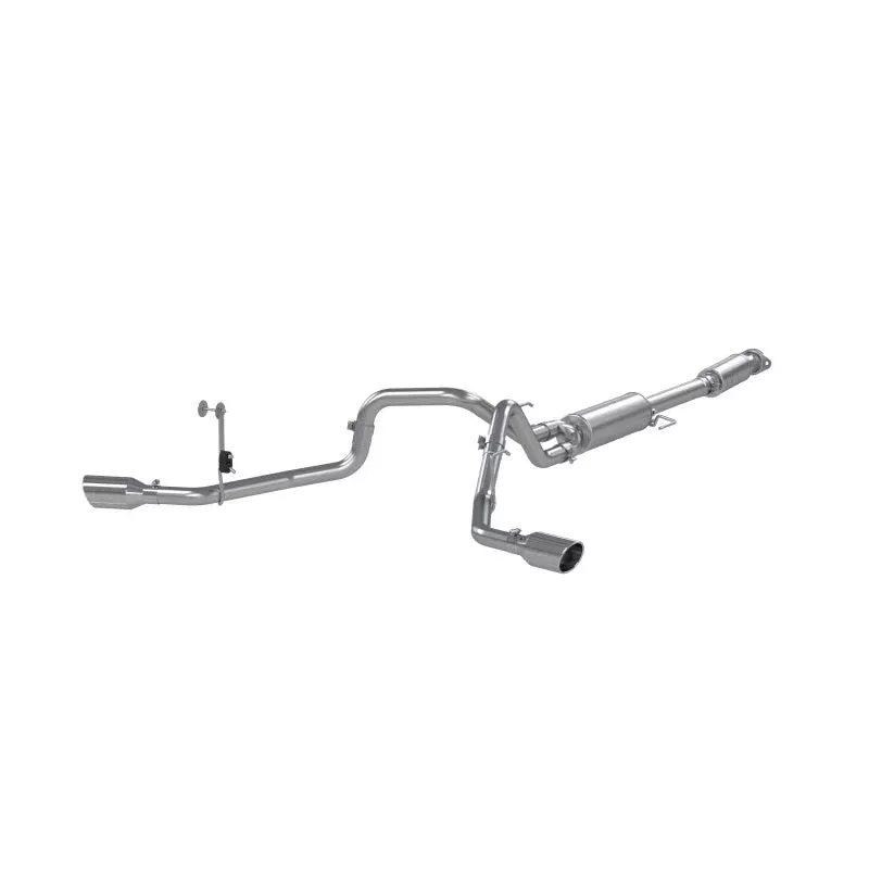 MBRP 3in Aluminized Steel Cat-Back 2.5in Dual Split Side Exhaust fits 2021-2025 Ford F-150 2.7L, 3.5L, 5.0L