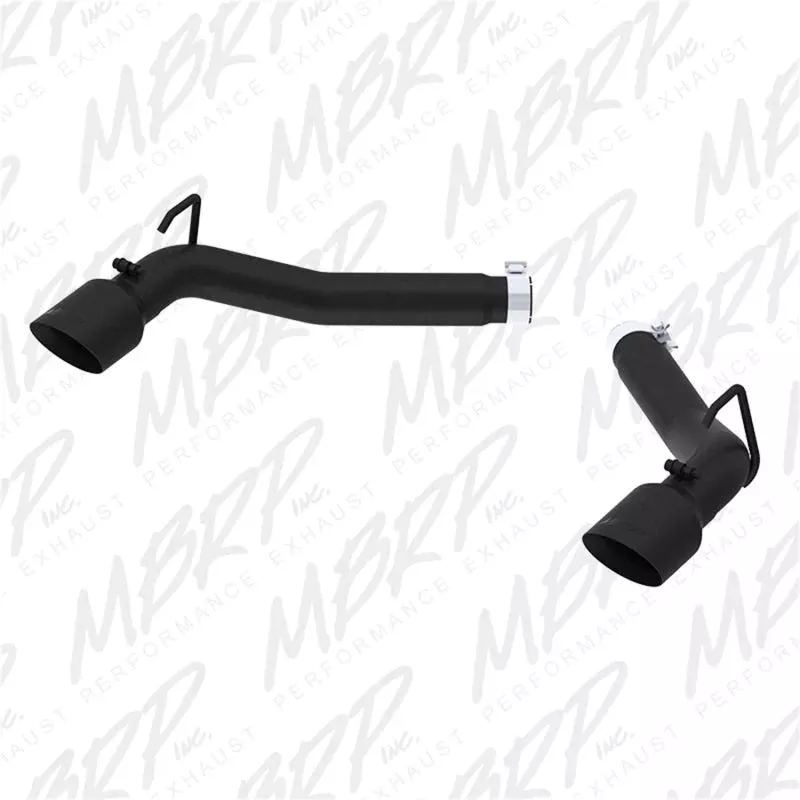 MBRP 3in Black Coated Axle Back Muffler Delete fits 2010-2015 Chevrolet Camaro SS V8 6.2L / 2012-2015 Chevrolet Camaro ZL1 V8 6.2L