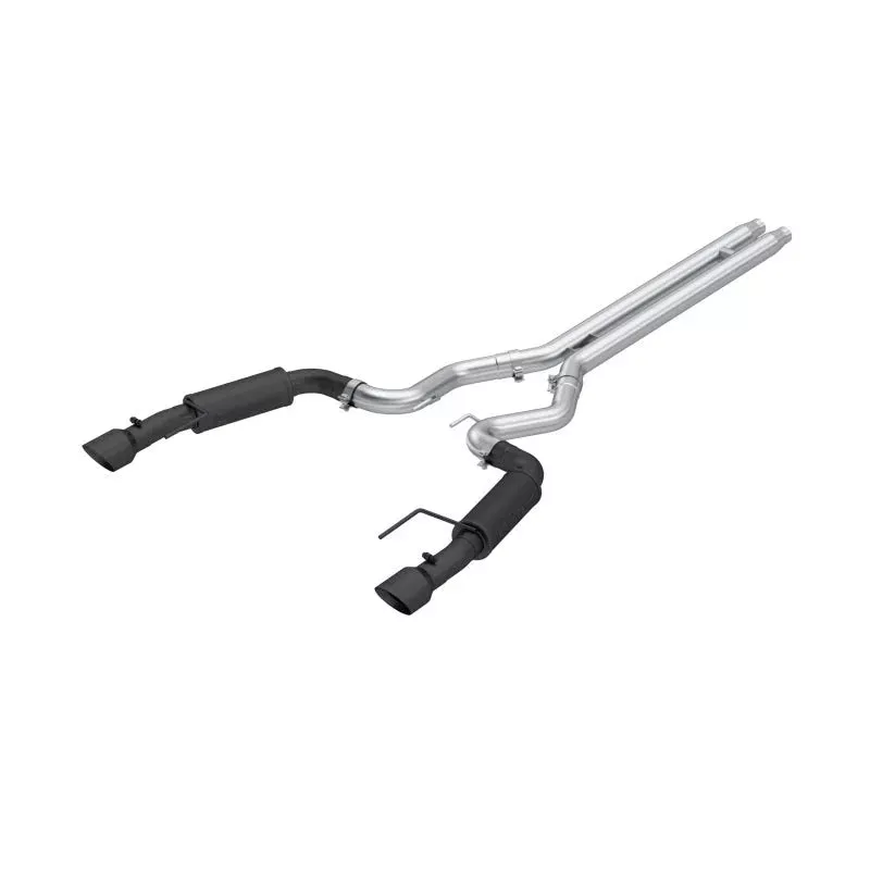 MBRP 3in Cat-Back Dual Split Black-Coated Aluminized Steel fits 2024-2025 Ford Mustang GT 5.0L (S650)