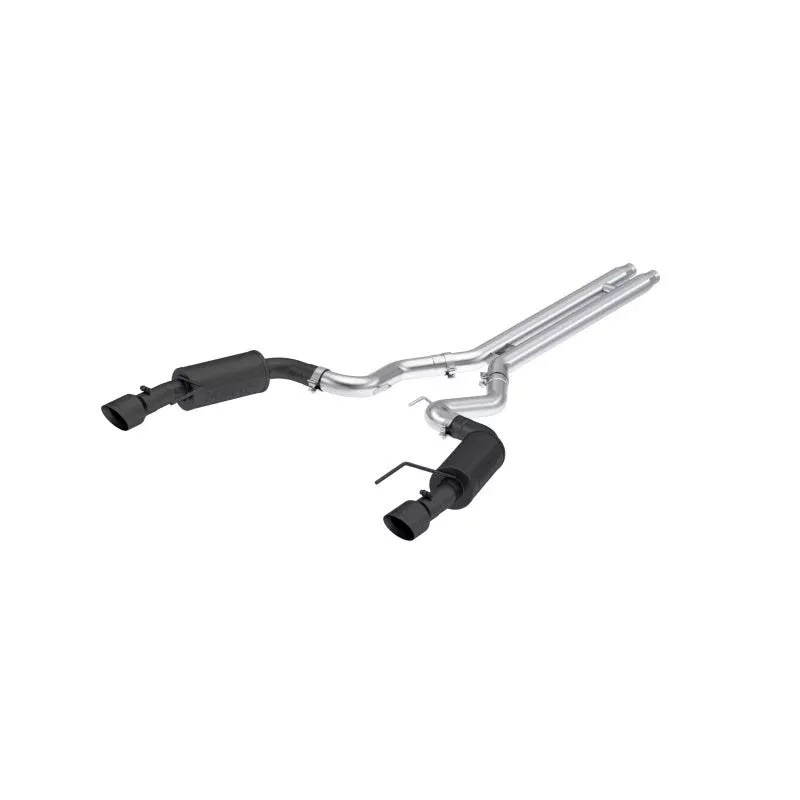 MBRP 3in Cat-Back Dual Split Rear, Black-Coated (street) fits 2024-2025 Ford Mustang GT 5.0L (S650)