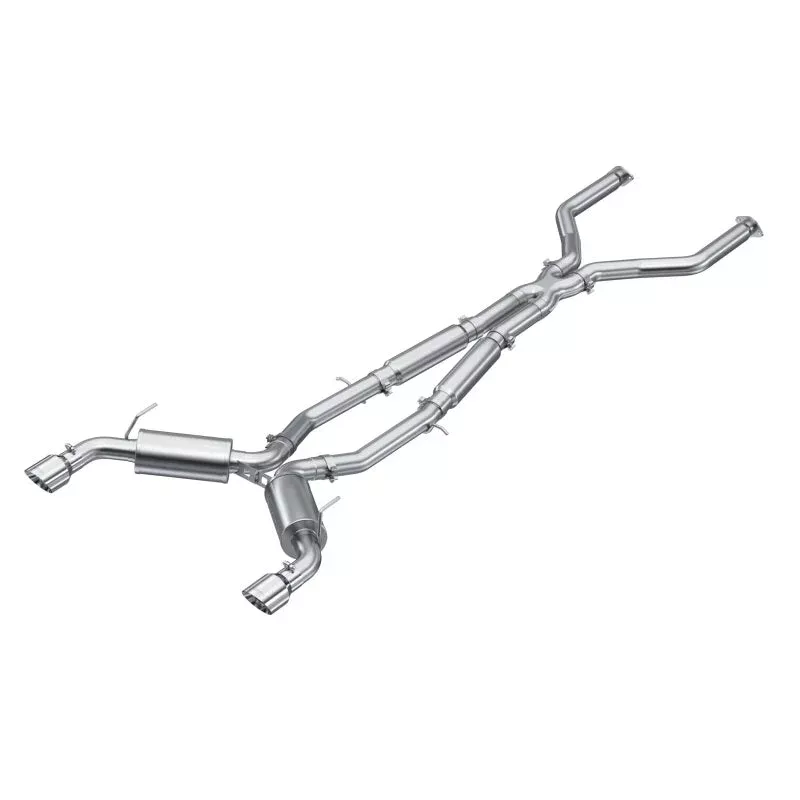 MBRP 3in Cat-Back Dual Split Rear Street Version T304 fits 2016-2024 Infiniti Q50 3.0L RWD, AWD