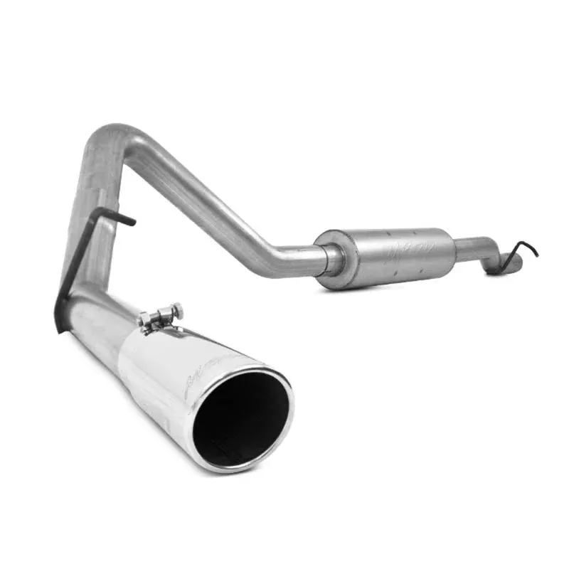 MBRP 3in Cat Back Single Side Exit Aluminum fits 2008-2012 Ford F-250 Super Duty, F-350 Super Duty 5.4L V8, 6.8L V10, 6.2L V8 CC-SB, EC-LB
