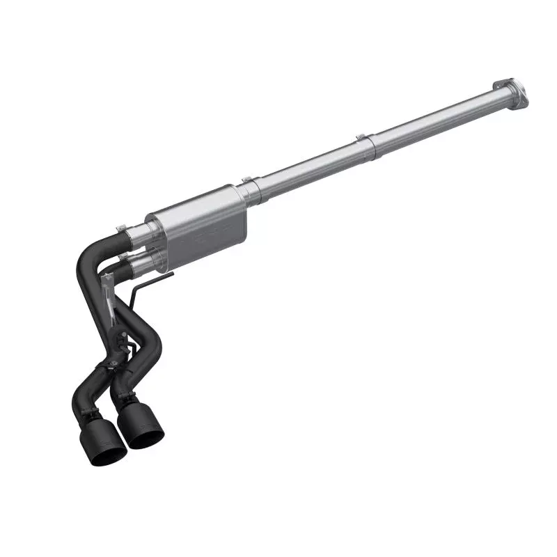 MBRP 3in Cat Back Single Side Exit Black fits 2021-2025 Ford F-150 2.7L EcoBoost, 3.5L EcoBoost, 5.0L