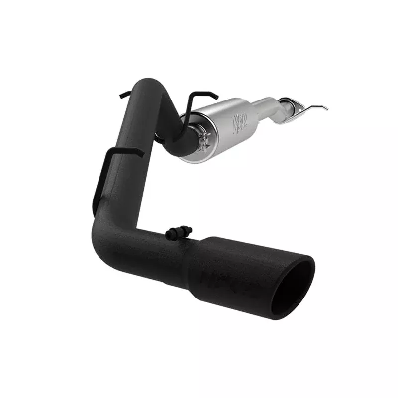 MBRP 3in Cat Back Single Side Exit w/ 4in Tip – Back Coated fits 2017-2022 Chevrolet Colorado / GMC Canyon 2.5L 3.6L