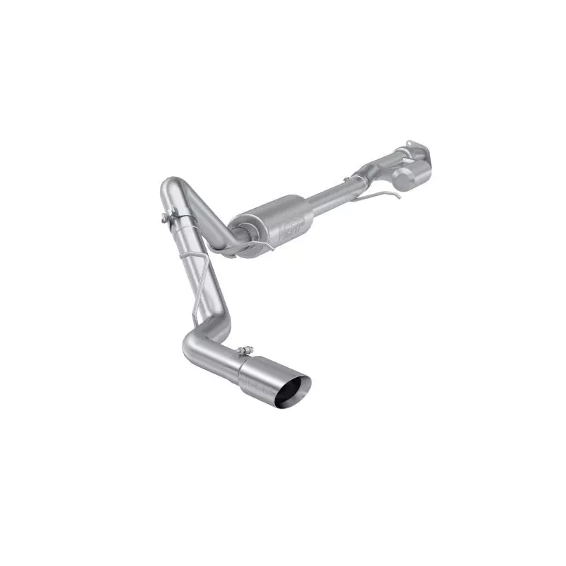 MBRP 3in Cat-Back w/ Single Side 4in Dual Wall Tip fits 2019-2026 Chevrolet Silverado 1500 2.7L / 2019-2021 GMC Sierra 1500 2.7L
