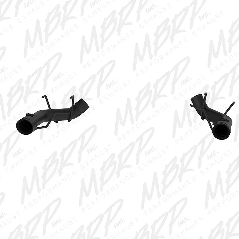 MBRP 3in Dual Axle Back Muffler Delete – Black fits 2005-2014 Ford Mustang GT