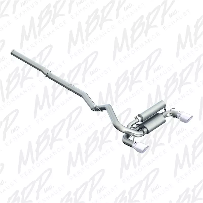 MBRP 3in Dual Outlet Cat-Back Exhaust T409 SS fits 2016-2018 Ford Focus RS
