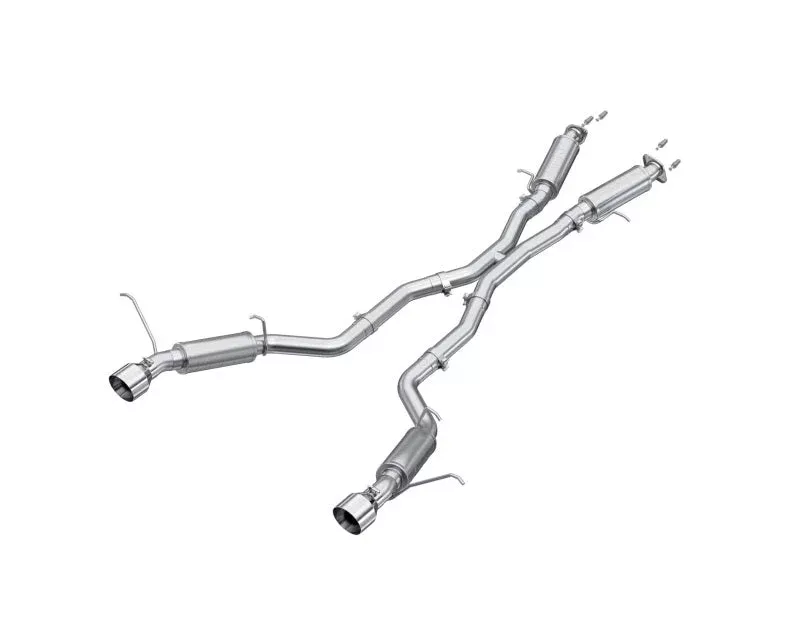 MBRP 3in Dual Rear Exit Aluminized Catback Exhaust – T304 Tips fits 2014-2021 Jeep Grand Cherokee SRT / 2012-2013 Jeep Grand Cherokee SRT8 6.4L