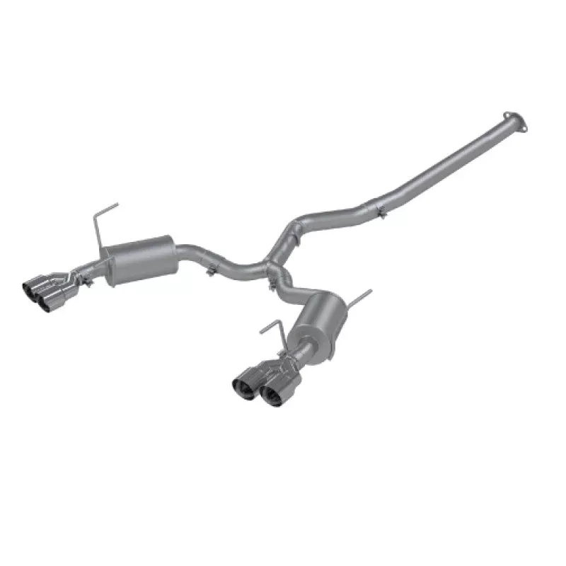 MBRP 3in Dual Split Rear Exit w/ 3.5in Tips – T304 (Street Version) fits 2011-2021 Subaru Impreza, WRX, WRX STI 2.0L, 2.5L