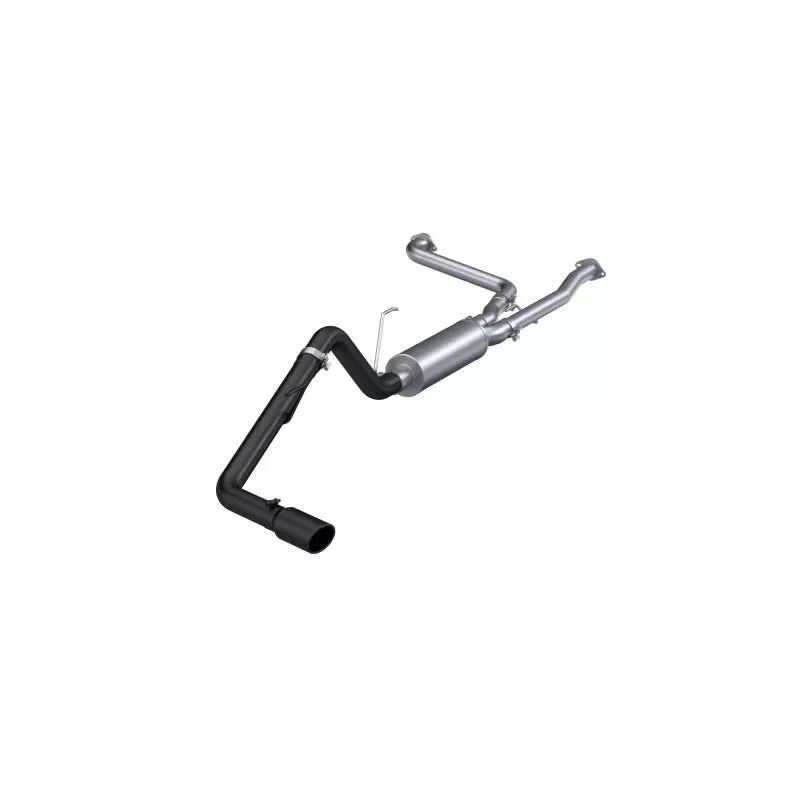MBRP 3in Tip 3in Cat Back Single Side Exit Street Profile – Black Coated fits 2022-2025 Nissan Frontier 3.8L