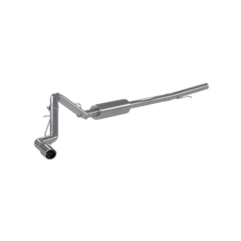 MBRP 3inch Back Single Side Exit Aluminized Exhaust fits 2019-2026 Chevrolet Silverado 1500, Silverado 1500 LTD, Suburban, Tahoe / 2019-2026 GMC Savana 2500, Savana 3500, Sierra 1500, Sierra 1500 Limited