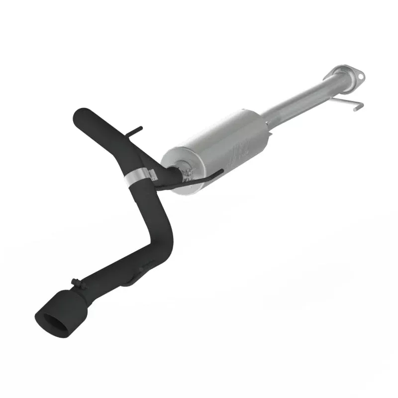 MBRP 4in O.D Tip Single Rear Exit 2.5in Cat Back Exhaust – Black fits 2004-2024 Toyota 4Runner