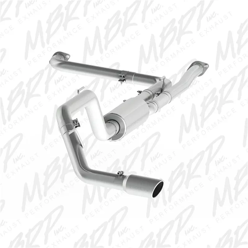 MBRP 4in Tip 3in AL Cat Back Single Side fits 2016-2020 Nissan Titan XD 5.6L