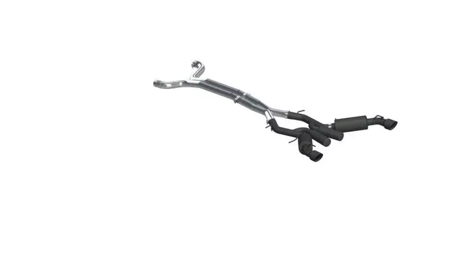 MBRP 6 Speed 3in Dual Cat Back w/ 4.5in OD Tips – Black fits 2016-2024 Chevrolet Camaro SS / 2024 Chevrolet Camaro LT1 / 2024 Chevrolet Camaro ZL1