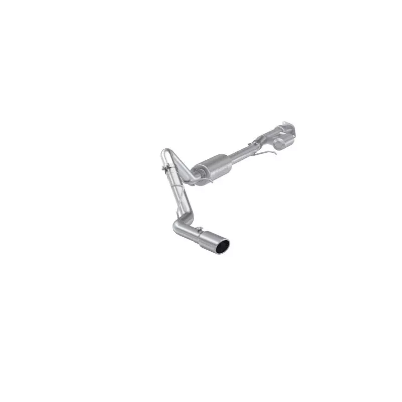 MBRP Alum. Steel 3 Cat-Back w/ Single Side 4in Single Wall Tip fits 2019-2026 Chevrolet Silverado 1500 2.7L / GMC Sierra 1500 2.7L