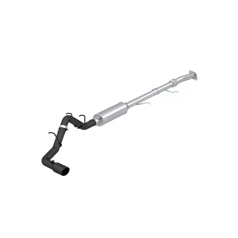 MBRP Aluminized Steel 3in Cat-Back Single Side Exit – Black fits 2023-2026 Chevrolet Colorado / GMC Canyon